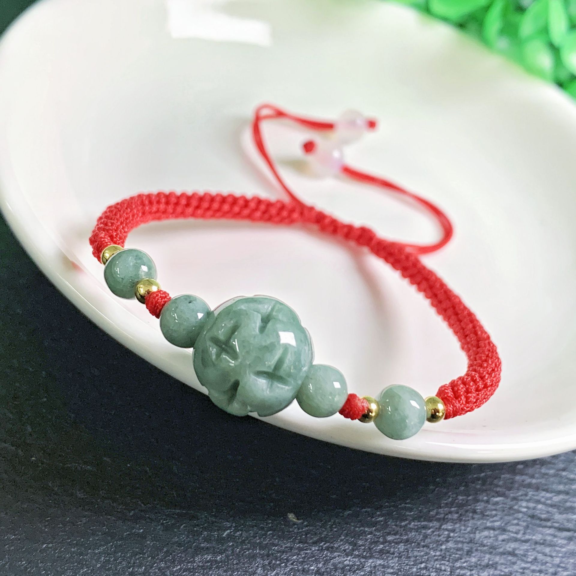 Bracelets - Bransoletka z jadeitu birmańskiego z Myanmaru,