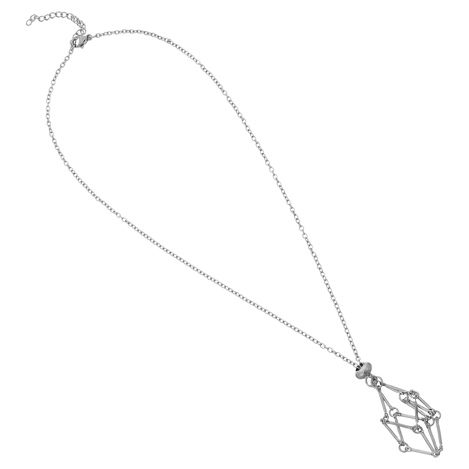 Naszyjnik z kryształowym uchwy – Crystal Pendant Necklace Natural Stone recenzja i cena