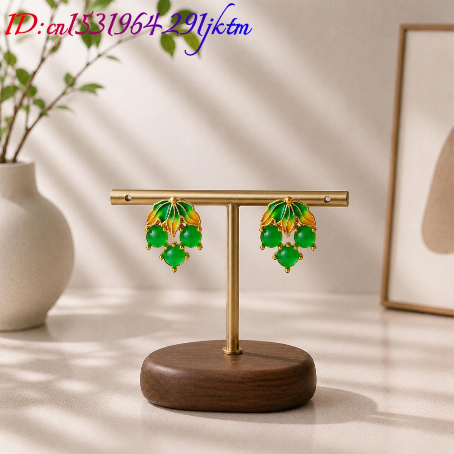 Kolczyki w kształcie winogron  – Earrings recenzja i cena