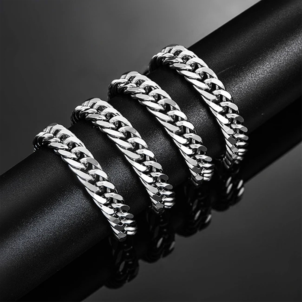 HIYEE 3mm/4mm/5mm/6mm/7mm/8mm  – Cuban Link Chain 12Mm recenzja i cena