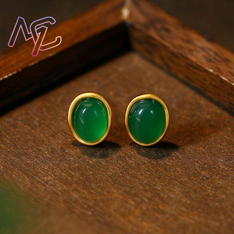 Zielone Naturalne Jadeitowe Ko – Earrings recenzja i cena