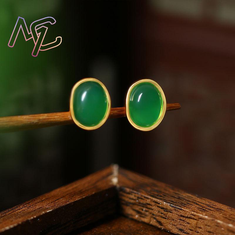 Zielone Naturalne Jadeitowe Ko – Earrings recenzja i cena