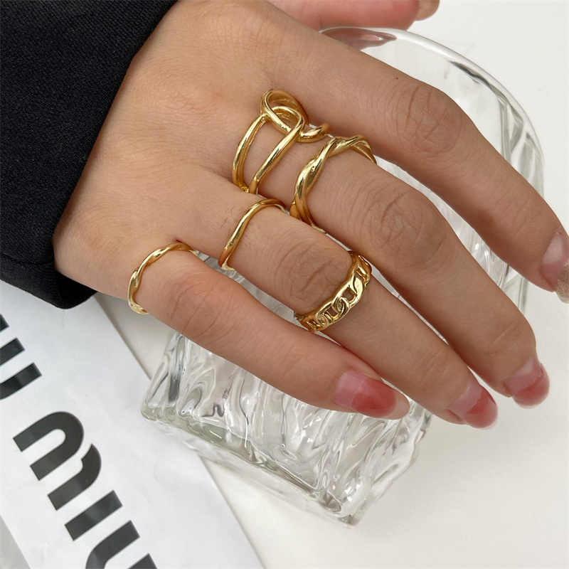 Metalowy koralik Punk zestaw p – Vintage Punk Knuckle Rings Set recenzja i cena