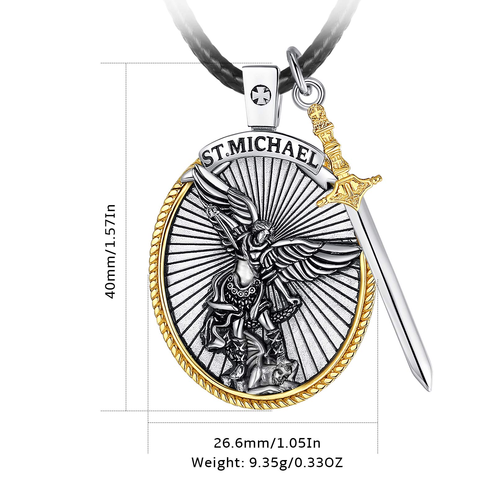Eudora 925 Sterling Silver Sai – 925 Sterling Silver Chain Necklace Men recenzja i cena