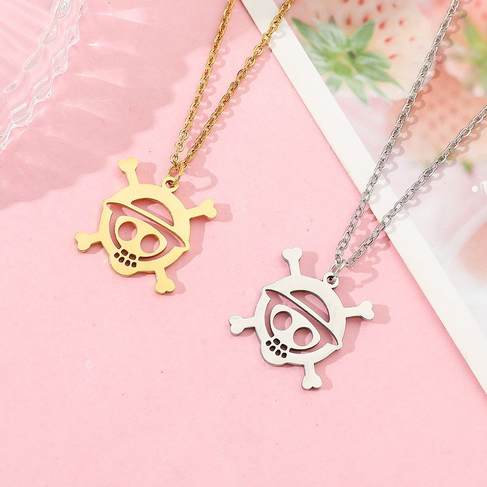 Anime Czaszka Stop Metalu Pust – Anime Pendant Necklace recenzja i cena