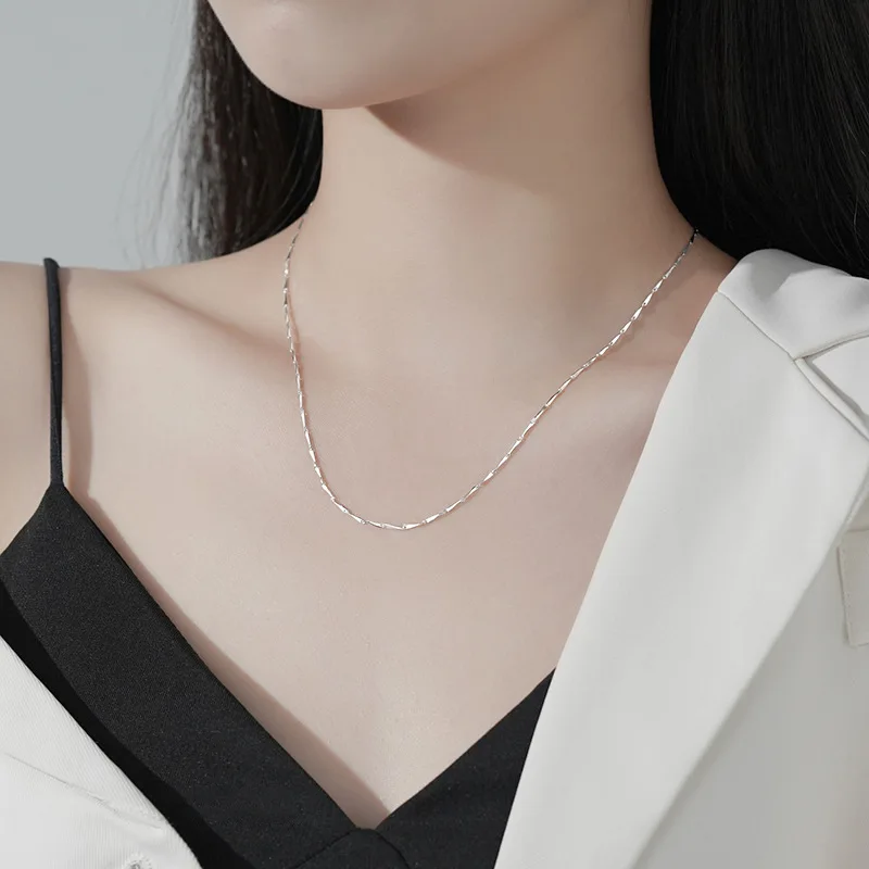 KOSE JEWELS 100% 925 Sterling  – 925 Sterling Silver Chain Necklace Men recenzja i cena
