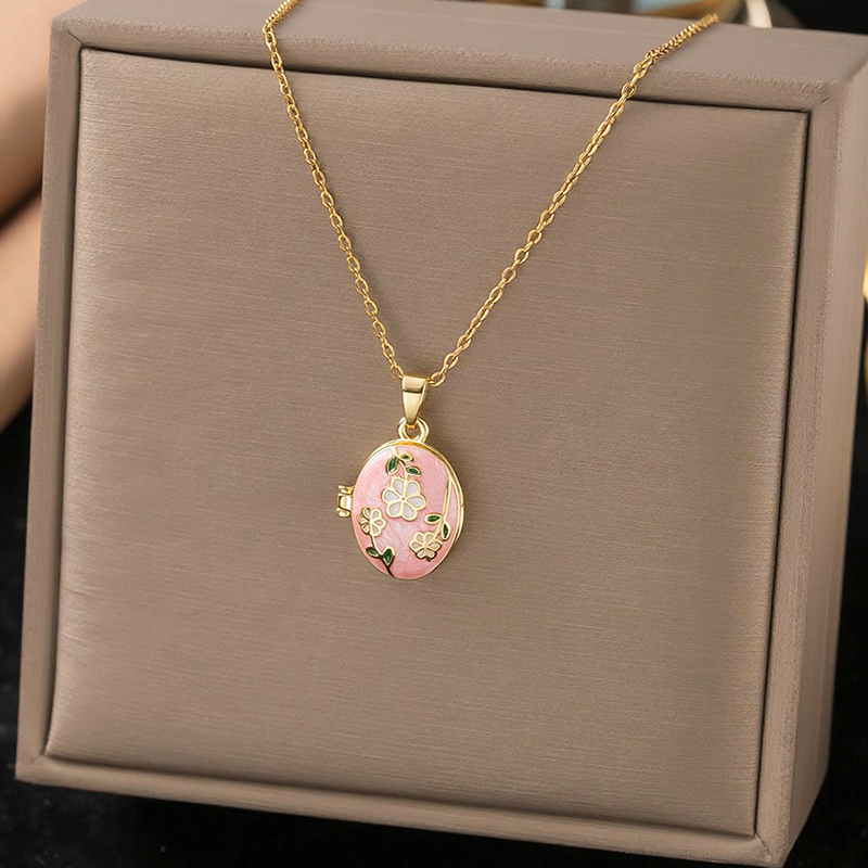 ANENJERY Naszyjnik z zawieszką – Heart Locket Necklace Photo recenzja i cena