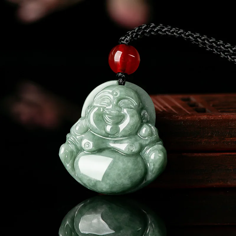 Zielony birmański jadeit wisio – Necklaces recenzja i cena