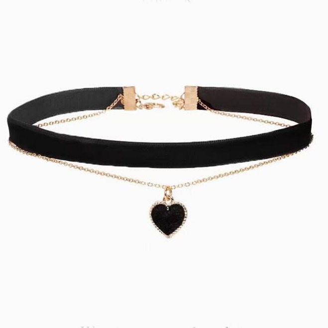 Romantyczny naszyjnik choker z – Layered Pendant Necklace Aesthetic recenzja i cena