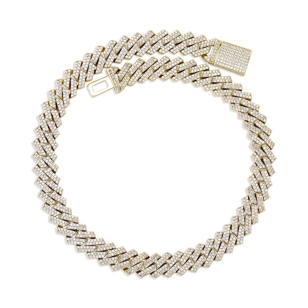 TOPGRILLZ 12mm/14mm Iced Micro – Cuban Link Chain 12Mm recenzja i cena