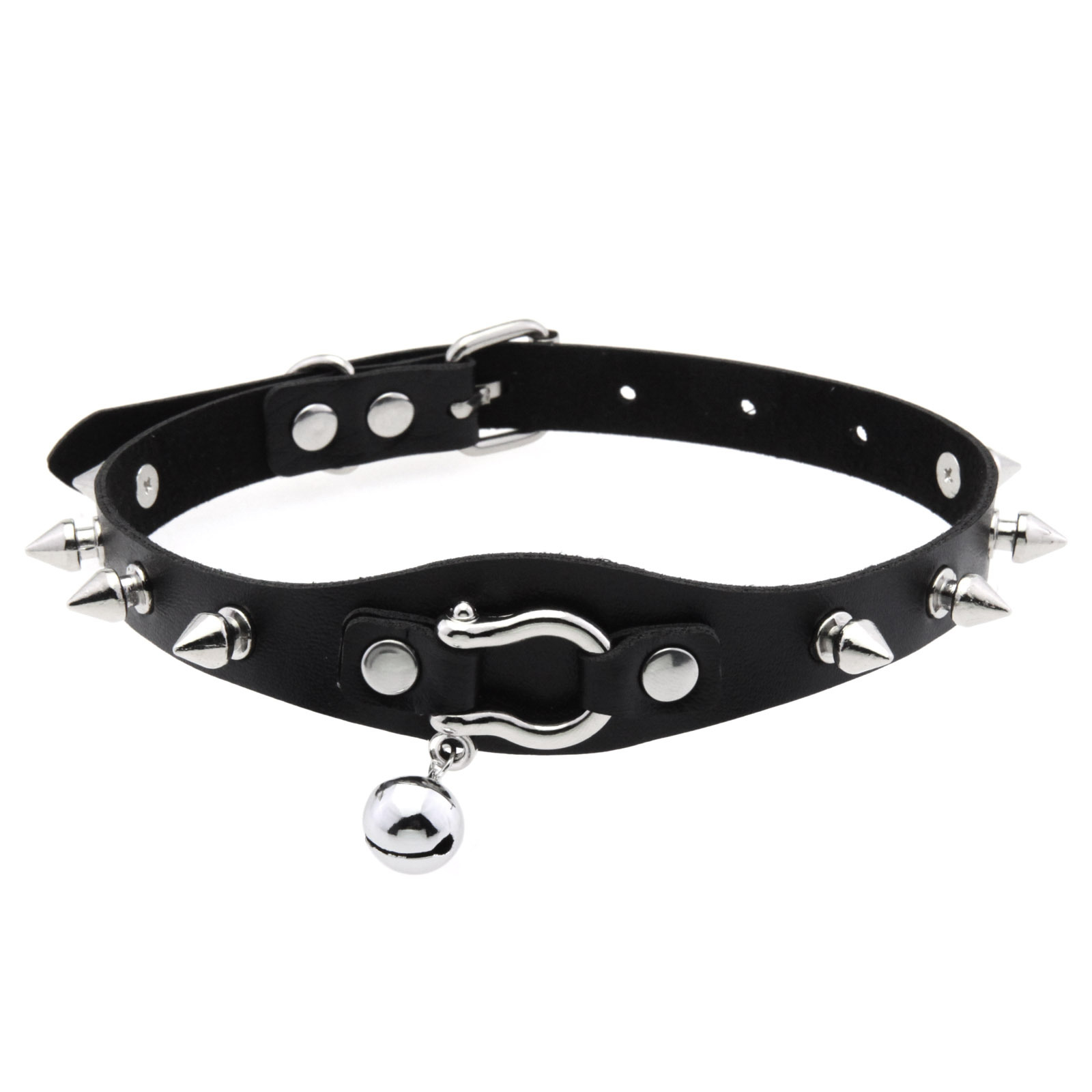 Czarny Naszyjnik Choker z Kolc – Goth Punk Spike Choker recenzja i cena