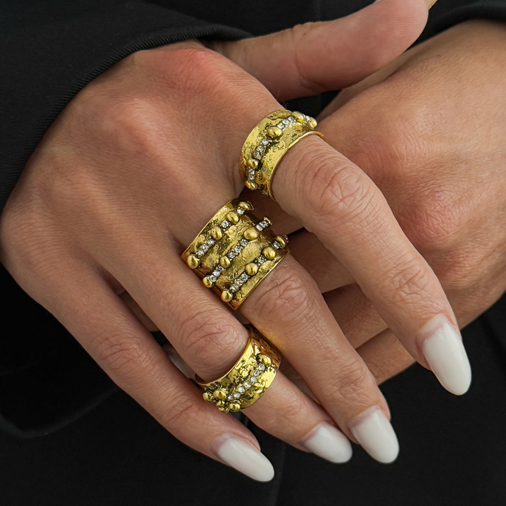 Ingemark 3 szt. Zestaw Regulow – Vintage Punk Knuckle Rings Set recenzja i cena