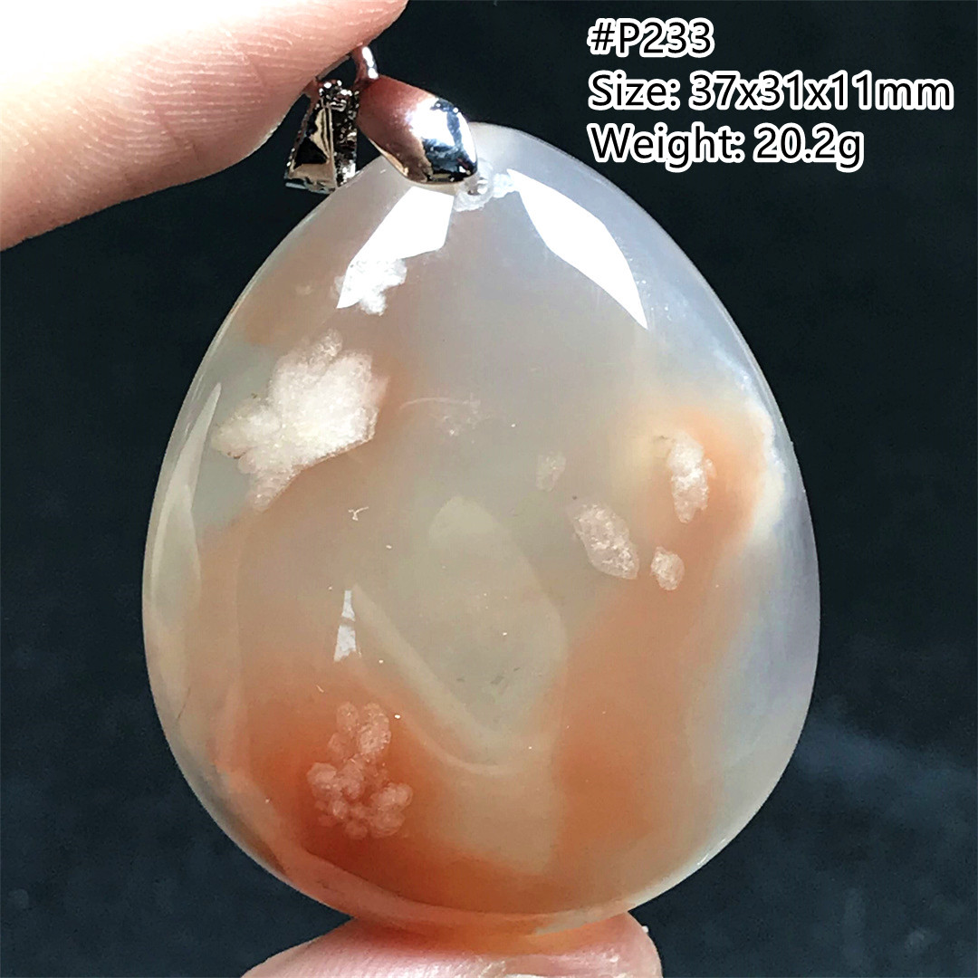 Naturalny wiśniowy naszyjnik z – Crystal Pendant Necklace Natural Stone recenzja i cena