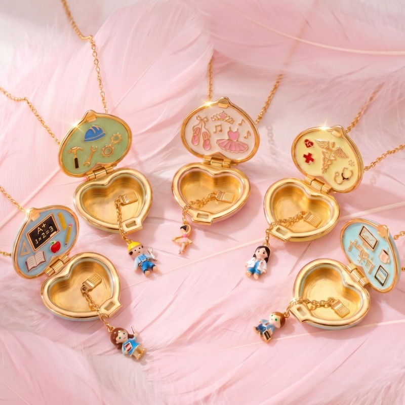 Naszyjnik w kształcie serca w  – Heart Locket Necklace Photo recenzja i cena