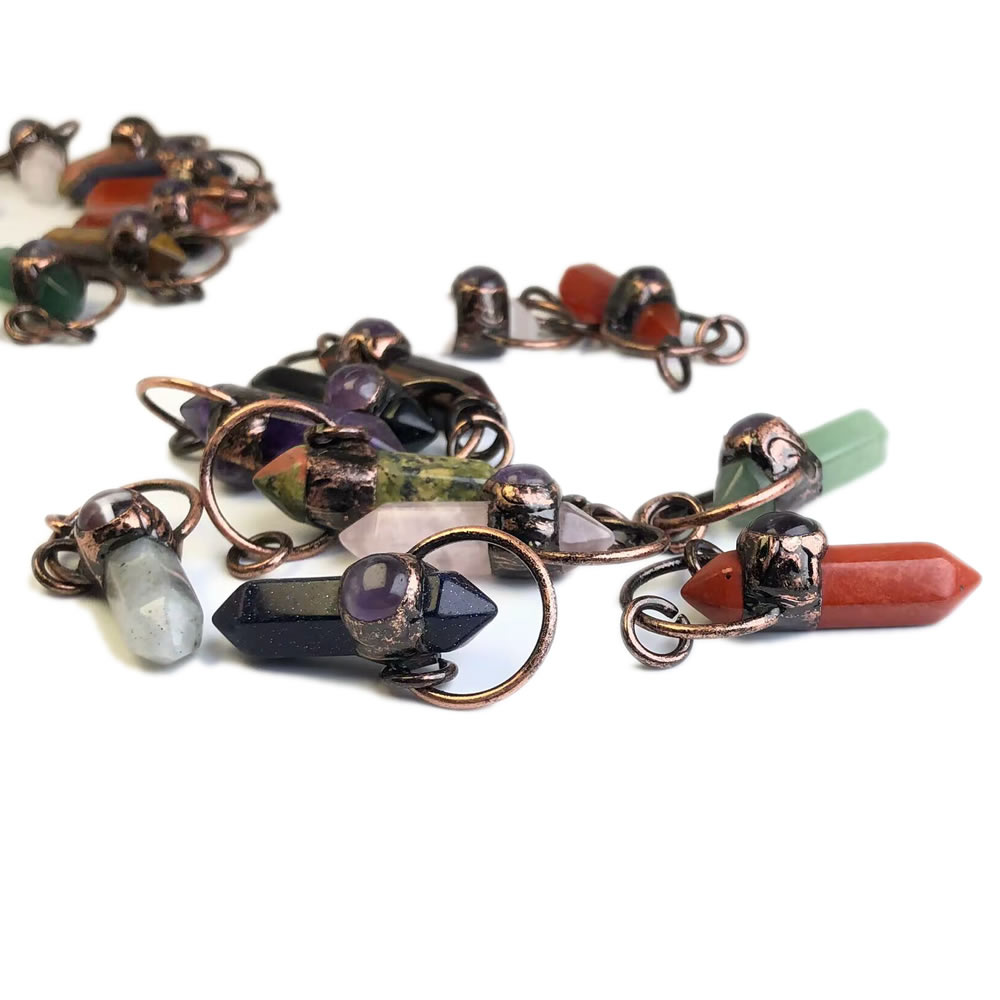 Naturalne kamienne wisiorki z  – Crystal Pendant Necklace Natural Stone recenzja i cena